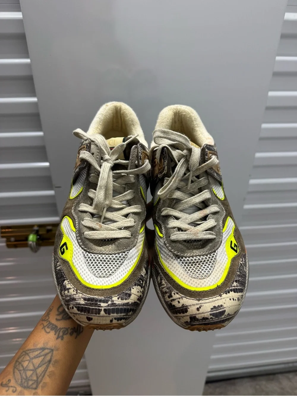 Gucci Men's Multicolor Tejus Printed size Gucci 8.5